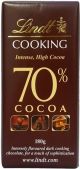 Lindt Dark Cooking Chocolate Block 70% Cocoa 180g