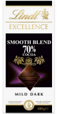 Lindt Excellence Mild 70% Cocoa Dark Chocolate 100g