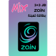 Zain Mix 3 + 3 JD