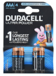 Duracell Ultra Power Batteries AAA *4