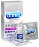 Durex Invisible Extra Thin Extra Lubricated Condoms *12