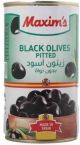 Maxims Black Olives Pitted 360g
