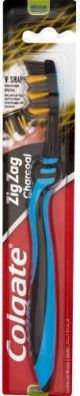 Colgate Zig Zag Charcoal Medium Toothbrush