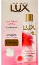 Lux Soft Touch Body Wash 250ml + Loufa