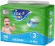 Fine Baby No.3 36 Diapers