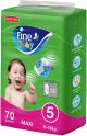 Fine Baby No.5 70 Diapers