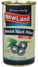New Land Spanish Sliced Black Olives 354g