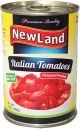 New Land Italian Tomatoes Choppeed Peeled 400gm