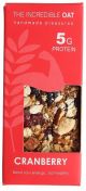 The Incredible Oat Protein Bar With Oat Cranberry Flavoured 60g