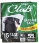 Sanita Club Garbage Bag XLarge 55 Gallon *15