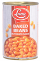 Luna Baked Beans In Tomato Sauce Can 400g