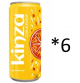 Kinza Orange Carbonated Drinks 250ml *6