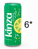 Kinza Lemon Carbonated Drinks 250ml *6