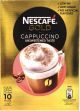 Nescafe Gold Cappuccino Unsweetened *10Mugs