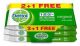 Dettol Anti-Bacterial Skin & Surface Wipes Original 10 Wipes *2 + 1 Free