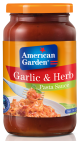 American Garden Garlic & Herbs Pasta Sauce 397g