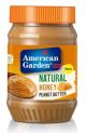 American Garden Honey Peanut Butter 454g