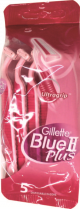 Gillette Blue2 Plus Women Razors *5