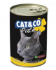 Cat & Co Cat Food Chicken and Turkey Pate 405g