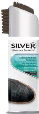 Silver Suede & Nubuck Black Spray+Brush 200ml