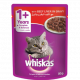 Whiskas adult cat food +1 in Gravy with beef liver 80g