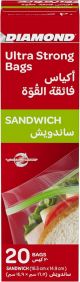 Diamond sandwich bags with zipper *20 bags