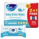 Fine pure wet wipes *72 wipes *3
