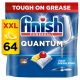 Finish Quantum Lemon Dishwasher 64 Pieces