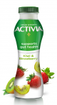 Activia milk drink with strawberry and kiwi flavor, 180 ml