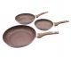 Paroli Granite Frying Pan 3 Pieces