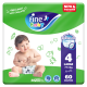 Fine Baby No.4 60 Diapers