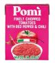 Tomato paste finely chopped with chili pepper 390g