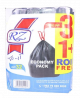 RZ Trash bags with tie 70*90 cm*4 rolls *32 pieces