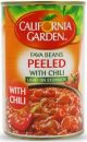 California Garden Fava Beans Peeled With Chili 400g