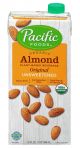 Pacific Organic Almond Unsweetened Milk 1L