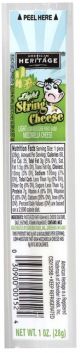 Heritage mozzarella Light Cheese 28g