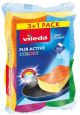 Vileda Pure Active Non Scratch Sponge *4