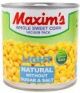 Maxims Whole Sweet Corn Light 340g