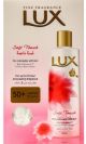 Lux Soft Touch Body Wash 250ml + Loufa