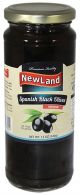 New Land Spanish Black Olives 340g