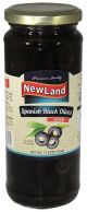 New Land Spanish Sliced Black Olives 330g