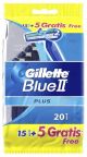 Gillette Blue II Plus Razors *15 + 5 Free