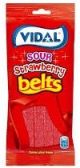 Vidal Sour Strawberry Belts 100g