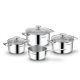 Korkmaz Aqua Steel Cookware 7 Pieces