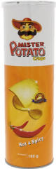 Mister Potato Hot & Spicy Chips 160g