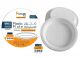 Future Circular Plastic Plates 18cm *50